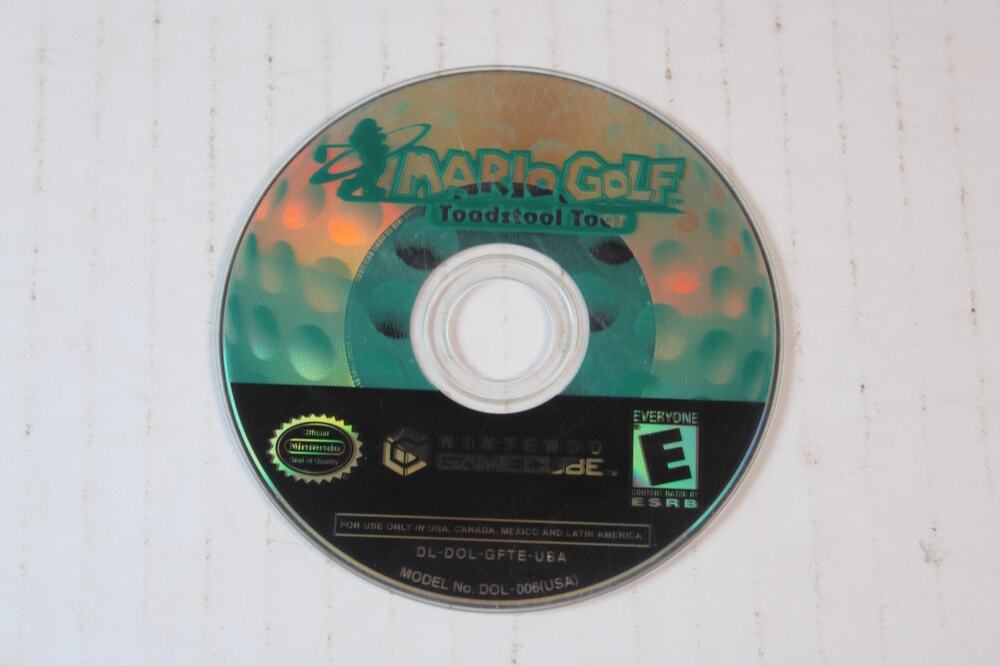 Mario Golf: Toadstool Tour (Nintendo GameCube, 2003) Authentic, game disc only